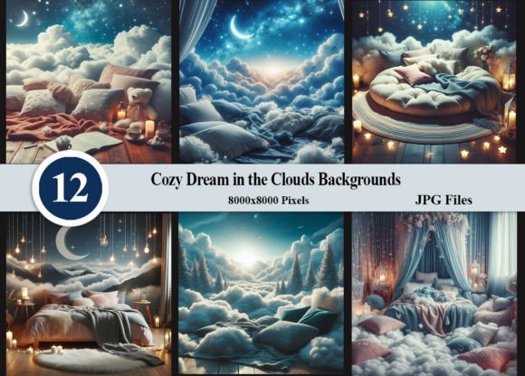 Bring a Dreamy, Ethereal Vibe to Your Designs with Cozy Clouds Backgrounds