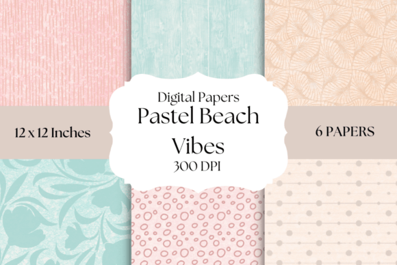 Crafting a Serene Brand with Pastel Beach Vibe Backgrounds