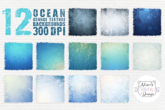 Elevate Your Artwork with Ocean Grunge Textures