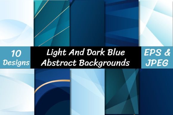 Mastering Your Visuals with Dark and Light Blue Abstract Backgrounds