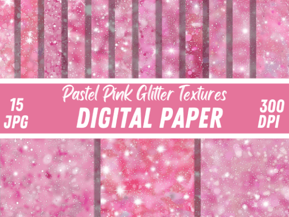 Pastel Pink Glitter Textures: A Digital Designer's Secret Weapon
