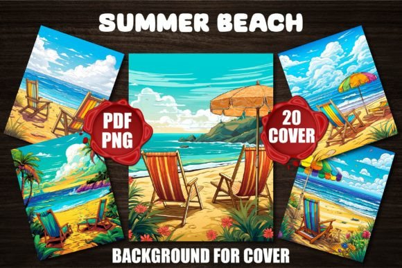 Summer Beach Backgrounds for Covers: A Creative Asset Review