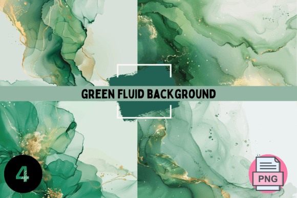 The Allure of Green Fluid Backgrounds: A Touch of Digital Luxury