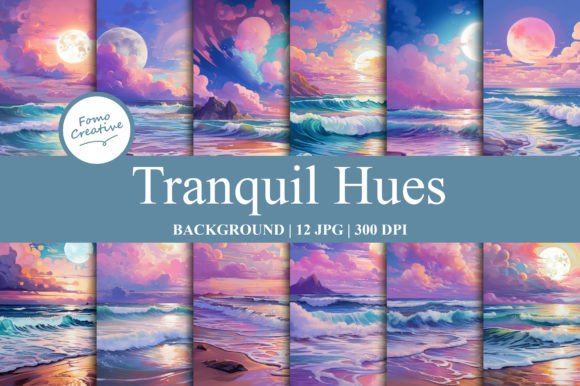 Tranquil Hues Backgrounds: Elevate Your Digital Design Projects