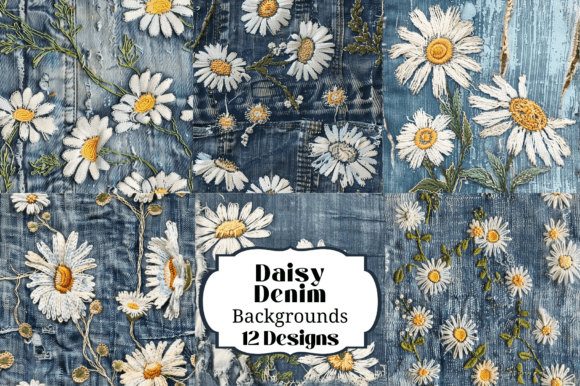 Unlocking Creative Potential with 12 Daisy & Denim Seamless Backgrounds